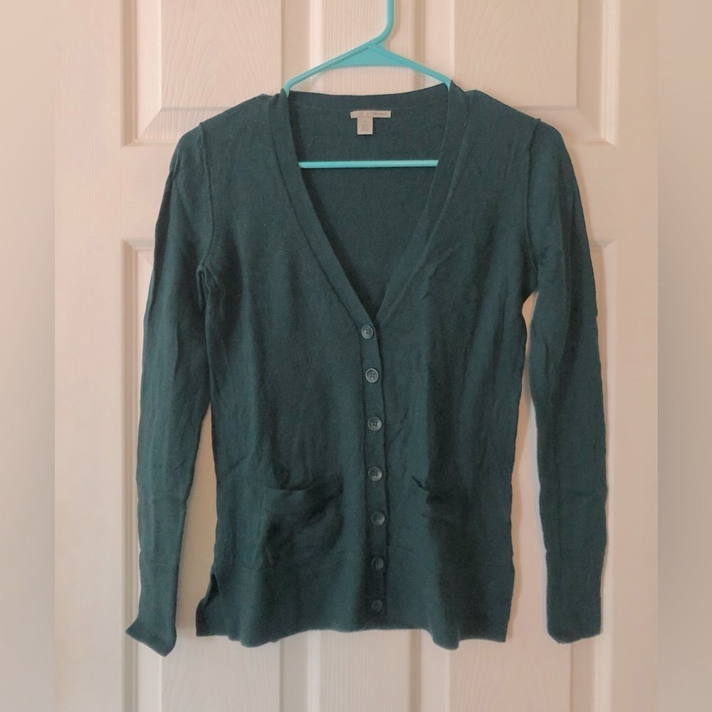Halogen merino wool cardigan